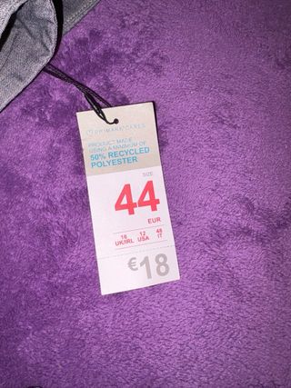 Pantalón de vestir gris talla XL