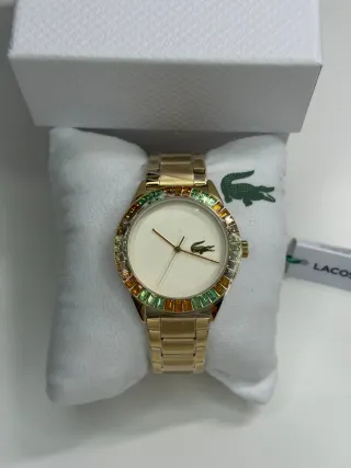 Reloj Lacoste Ladycroc Gold Multicolor