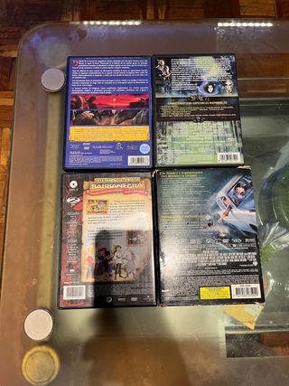 4 Películas DVD: Dinosaurio, Harry Potter ...