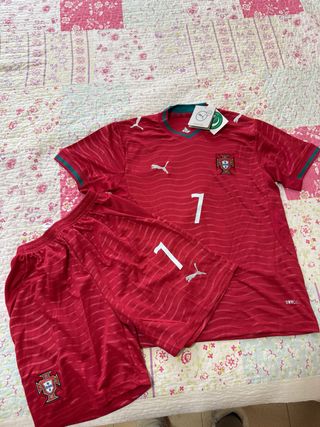 Equipación Portugal Mundial Ronaldo Talla 28
