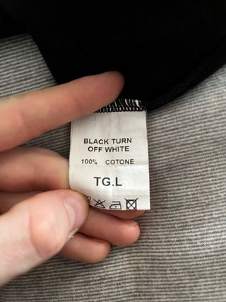 Felpa Off-White Nera