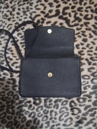 Borsetta in pelle nera