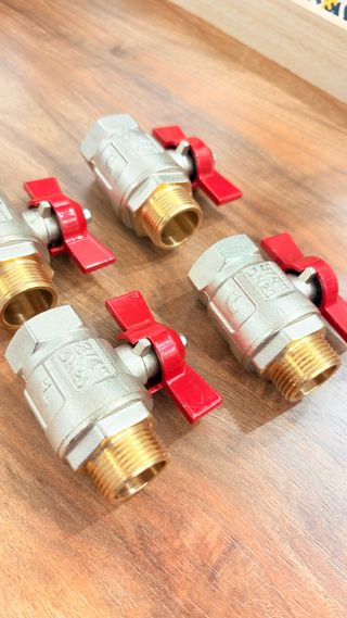 Válvula Esfera 3/4 Borboleta M/F