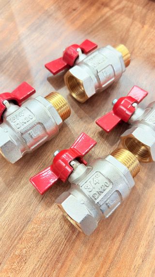 Válvula Esfera 3/4 Borboleta M/F