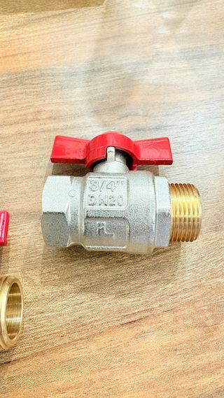 Válvula Esfera 3/4 Borboleta M/F