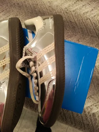 Zapatillas Adidas Plateadas Mujer