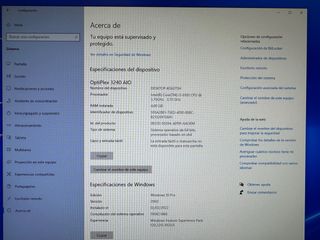 Ordenador All in One Dell Optiplex 3240 Negro