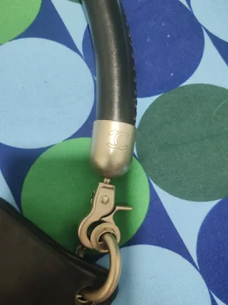 Bolso Chanel Piel Negro Años 70