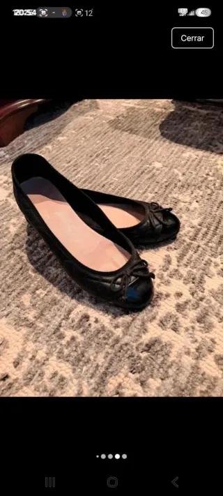 Bailarinas negras acolchadas