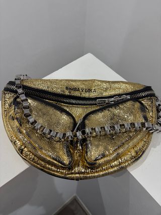 Riñonera Bimba y Lola Piel Dorada