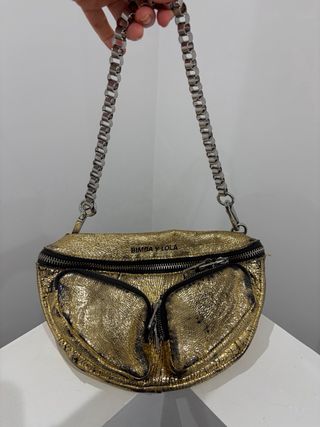 Riñonera Bimba y Lola Piel Dorada