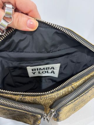 Riñonera Bimba y Lola Piel Dorada