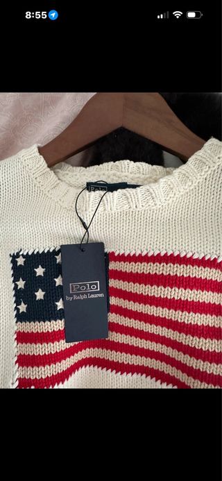 Maglione Ralph Lauren bandiera USA