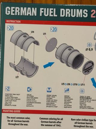 Miniart 1/48 German Fuel Drums 200L New!!