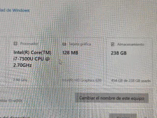 HP Spectre x360 13 i7 8GB 256GB WIN 10 c cargador