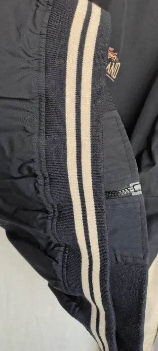 Giubbotto Auckland Uomo L Blue Beige