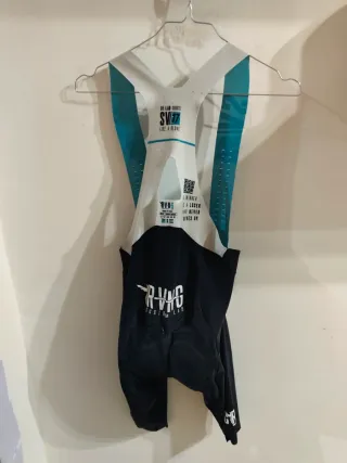 Pantaloncini ciclismo neri e blu