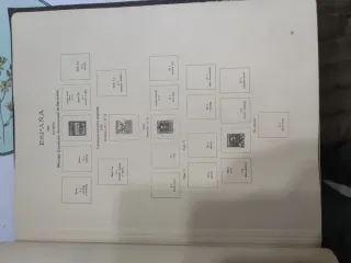 Álbum de sellos antiguos de España
