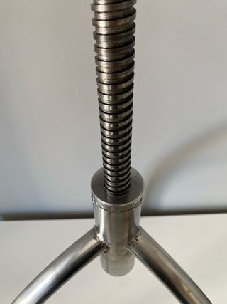 Taburete Vintage Metálico Años 70