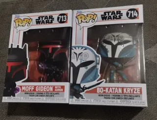 Funko Star Wars Moff Gideon 713 y Bo-Katan 714