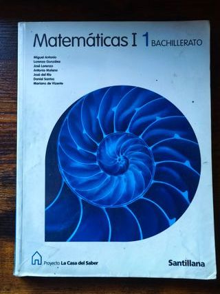 MATEMATICAS I 1 BACHILLERATO LA CASA DEL SABER ...