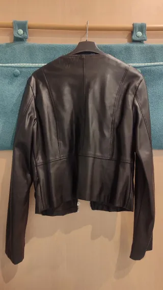 Giacca nera donna Stradivarius taglia M