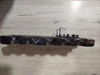 Colgador llaves rústico madera y metal