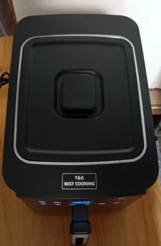 Freidora de aire 4L 1500W + Plancha 500W