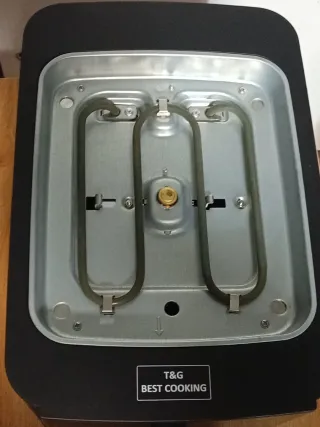 Freidora de aire 4L 1500W + Plancha 500W