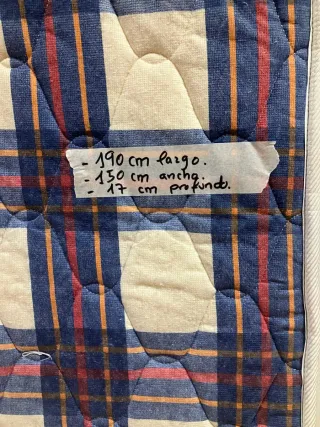 Colchón SUNLAY muelles 190x150 cm Grosor 17 cm.