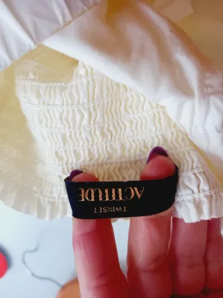 Abito Twin Set bianco lungo nuovo