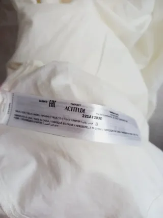 Abito Twin Set bianco lungo nuovo