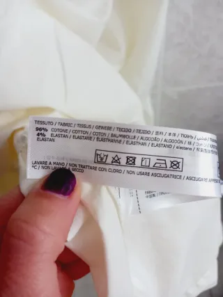 Abito Twin Set bianco lungo nuovo