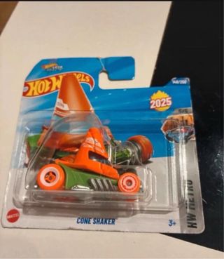Hot Wheels Cone Shaker Naranja/Verde