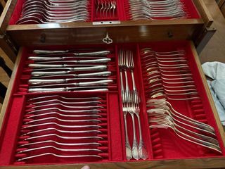 Set di posate Christofle Marly Argento 110 Pezzi