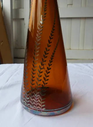 Licorera Art Decó Ámbar