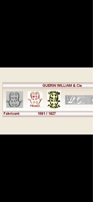 🇫🇷 Limoges bandeja Antigua