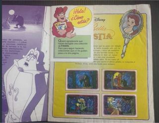 Album cromos La Bella y la Bestia Disney Panini