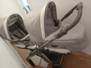 Carro gemelar, convertibles en capazos.