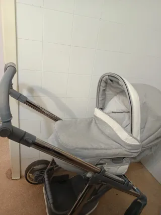 Carro gemelar, convertibles en capazos.