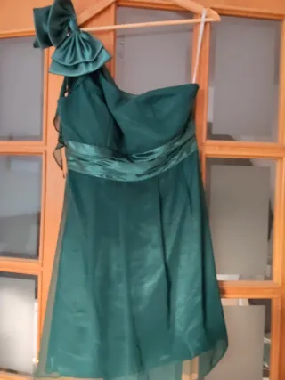 Vestido de fiesta verde Renata talla 46