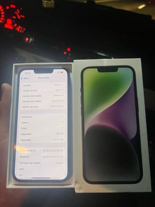 iPhone 14 Negro/Violeta