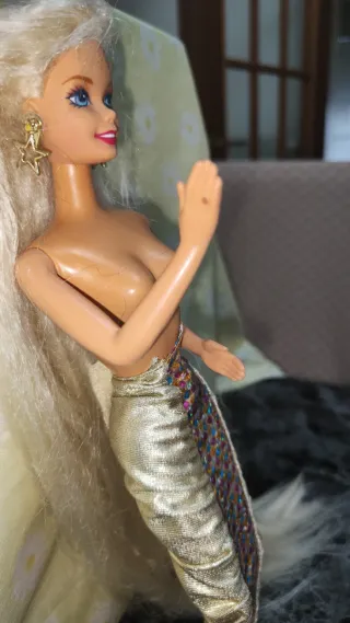 Barbie Vintage jewel hair mermaid