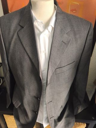 Blazer Gris Cortefiel