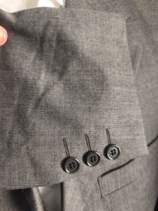 Blazer Gris Cortefiel