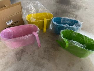 Fioriere piccole colorate