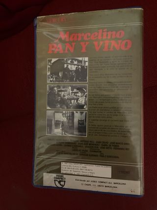 Película Marcelino Pan y Vino VHS