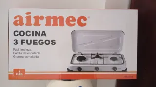 Cocina de gas Airmec 3 fuegos