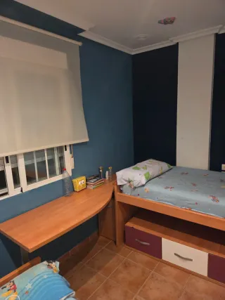 Camas nido, colchones, escritorio y zapatero