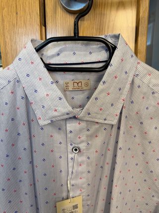 Camisa Zara Azul Talla XL